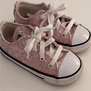 Converse Glittery Pink Kids Sneakers